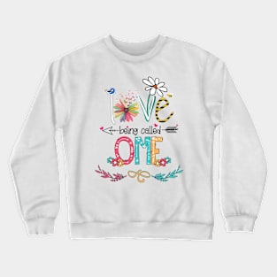 Love Being Called Ome Happy Mother's Day Crewneck Sweatshirt